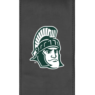 Silver Club Chair with Michigan State Spartans Sparty Logo