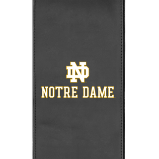 Silver Loveseat with Notre Dame Alternate Logo