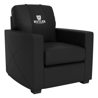 Silver Club Chair with Butler University Institutional Logo