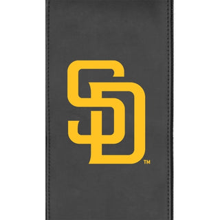 Silver Club Chair with San Diego Padres Primary Logo