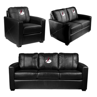 Silver Club Chair with Arizona Cardinals Classic Logo