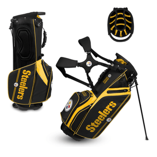 Golf Bag: Pittsburgh Steelers - Caddie Carry Hybrid