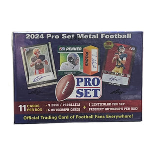 2024 Pro Set Metal Football Hobby Box