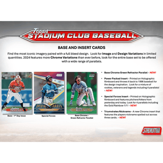 2024 Topps Stadium Club Baseball Hobby Compact Box