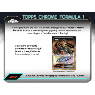 2024 Topps Chrome Formula 1 Racing Hobby Box