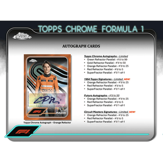 2024 Topps Chrome Formula 1 Racing Hobby Box