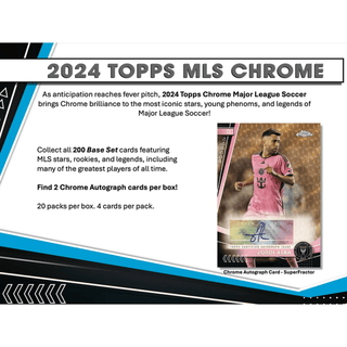 2024 Topps Chrome MLS Soccer Hobby Box