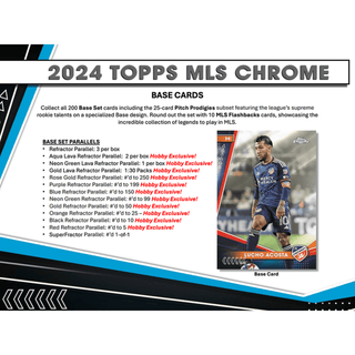 2024 Topps Chrome MLS Soccer Hobby Box