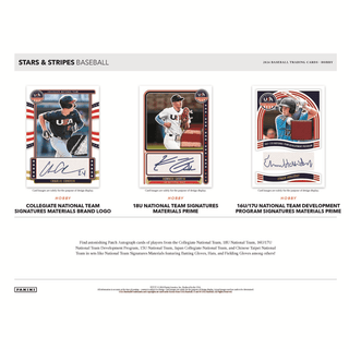 2024 Panini USA Stars & Stripes Baseball Hobby Box Pre-Sale