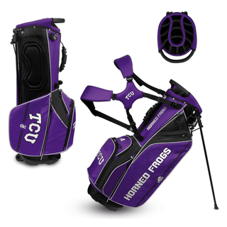 Golf Bag: TCU Horned Frogs - Caddie Carry Hybrid