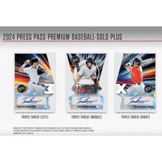 2024 Leaf Press Pass Premium Baseball Solo Pack