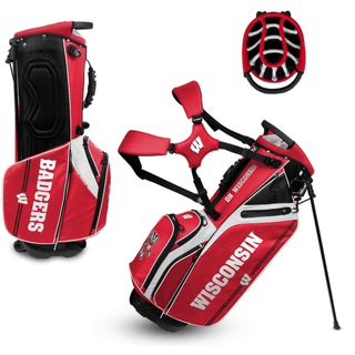 Golf Bag: Wisconsin Badgers - Caddie Carry Hybrid
