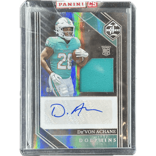 De'Von Achane 2023 Panini-Limited Football Rookie Autograph #109