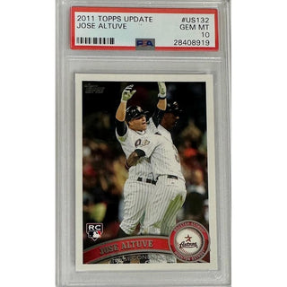 2011 Jose Altuve Topps Update #US132 PSA 10