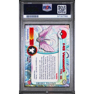 Pokémon TCG Venomoth #49 Pokemon T.V.-Spectra PSA 9