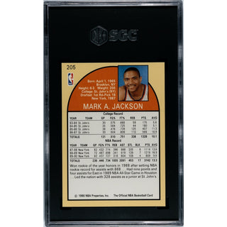 Mark Jackson 1990-91 NBA Hoops #205 SGC 9