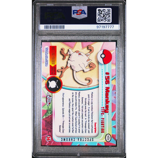 Pokémon TCG Mankey #56 Pokemon T.V.-Spectra PSA 10