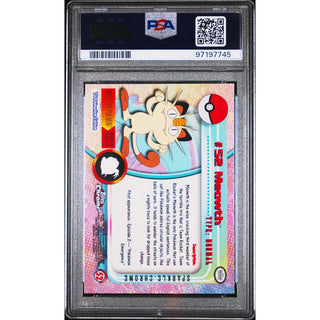 Pokémon TCG Meowth #52 Pokémon T.V.-Sparkle PSA 9