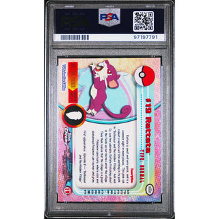 Pokémon TCG Rattata #19 Pokémon T.V.Spectra PSA 9