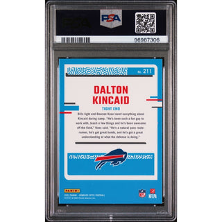 Dalton Kincaid 2023 Panini Donruss Optic #211 PSA 9