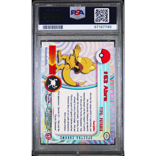 Pokémon TCG Abra #63 Pokemon T.V.-Spectra PSA 9