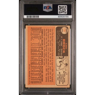 Lou Brock 1966 Topps #125 PSA 3