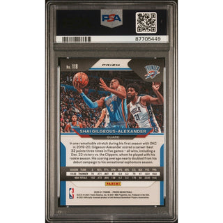 S. Gilgeous-Alexander 2020 Panini Prizm #118 PSA 9