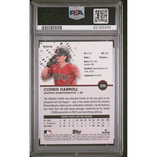 Corbin Carroll 2023 2023 Topps Pristine #229 PSA 10