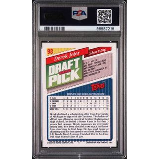 Derek Jeter 1993 Topps #98 PSA 8