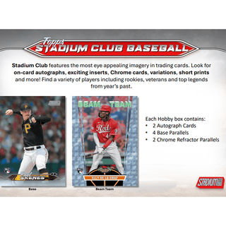 2024 Topps Stadium Club Baseball Hobby Pack