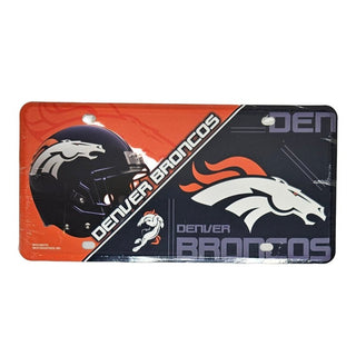 License Plate: Denver Broncos