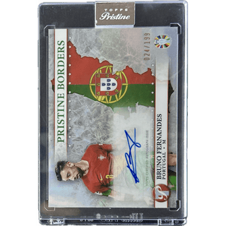 Bruno Fernandes 2023 Topps Pristine Road to UEFA EURO 2024 Certified Autograph Issue