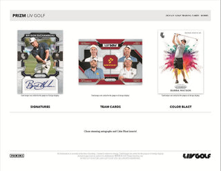 2024 Panini Prizm LIV Golf Hobby Box