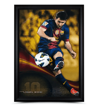 Lionel Messi Autographed ‘Flea Flicker’ Breaking Through