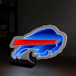 LED Infinity Logo Light: Buffalo Bills