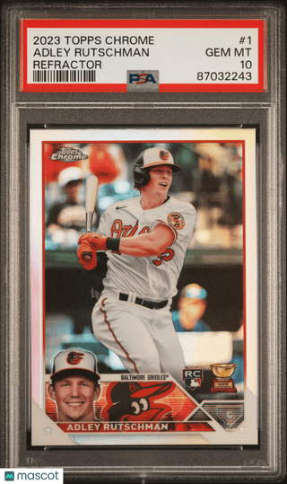 Adley Rutschman 2023 Topps Chrome #1 PSA 10