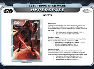 2024 Topps Star Wars Hyperspace Hobby Box