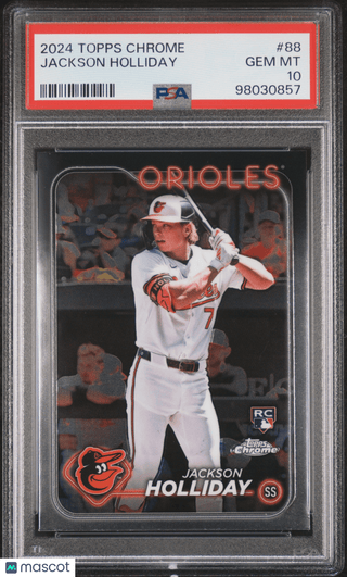 Jackson Holliday 2024 Topps Chrome #88 PSA 10