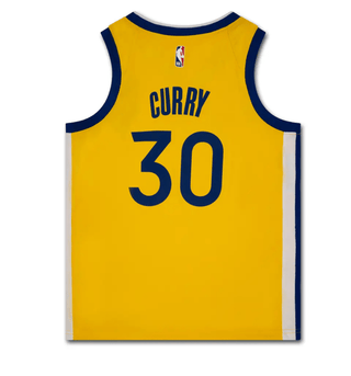 Stephen Curry Autographed Golden State Warriors Statement Edition Swingman Nike Jersey