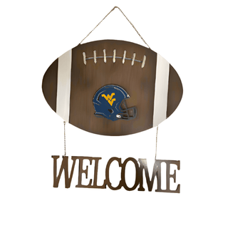 Sign: West Virginia Mountaineers Welcome sign