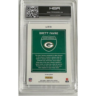 Brett Favre 2020 Panini Donruss Optic Downtown #DT-23 HGA: 9.5