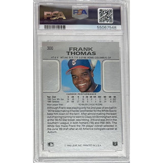 Frank Thomas 1990 LEAF #300 PSA 9