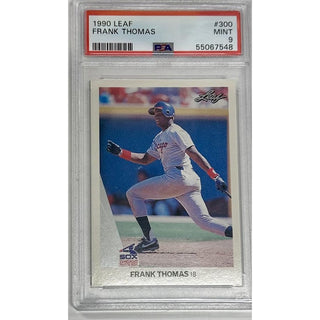 Frank Thomas 1990 LEAF #300 PSA 9