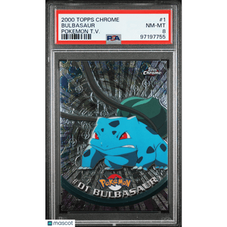 Pokémon TCG Bulbasaur #1 Pokemon T.V. PSA 8