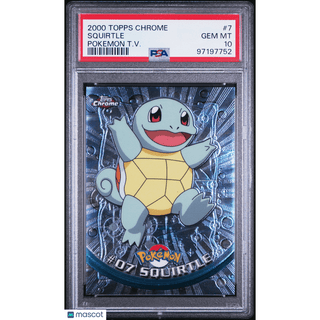 Pokémon TCG Squirtle #7 Pokemon T.V. PSA 10