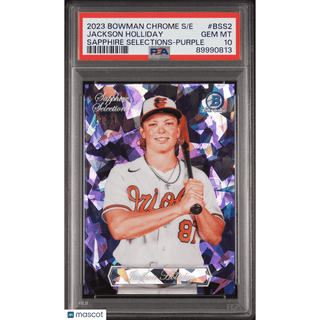 Jackson Holliday 2023 Bowman Chrome Sapphire Edition Sapphire Selections #BSS2 PSA 10