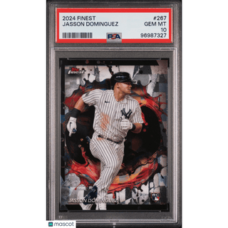 Jasson Dominguez 2024 Topps Finest #267 PSA 10