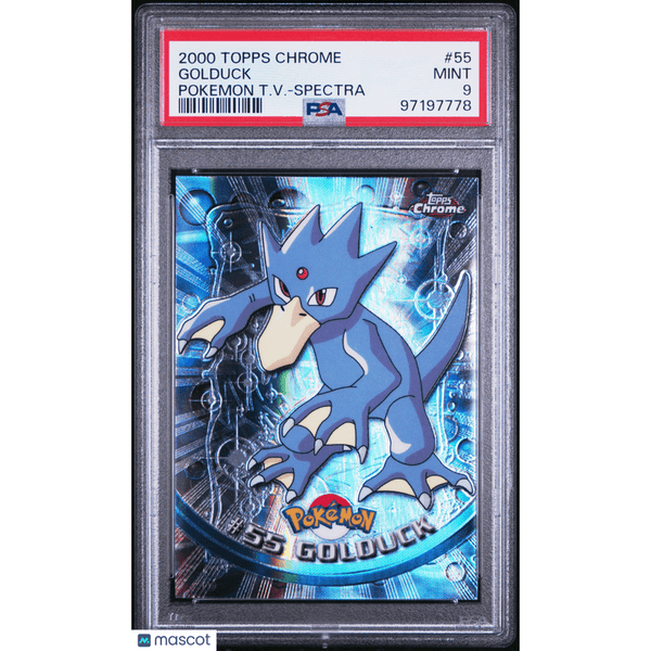 Pokemon hot Topps Golduck Spectra Chrome