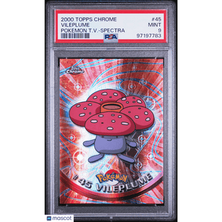 Pokémon TCG Vileplume #45 Pokémon T.V.-Spectra PSA 9