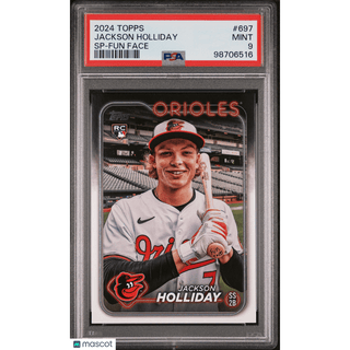 Jackson Holliday 2024 Topps #697 PSA 9